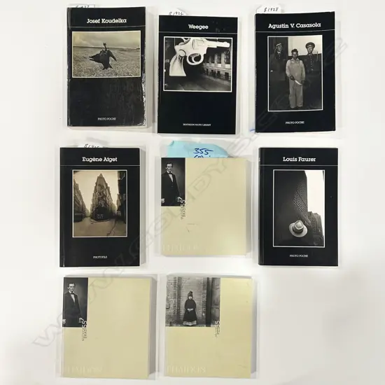 FOUR 'PHOTO POCHE' & THREE SMALL PHAIDON PUBLICATIONS & ONE PANTHEON PHOTO LIBRARY BOOK